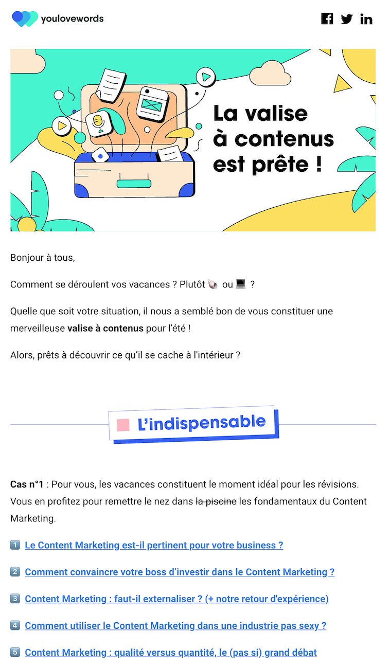 Newsletter Interne  Exemple De Contenu  hamanbe